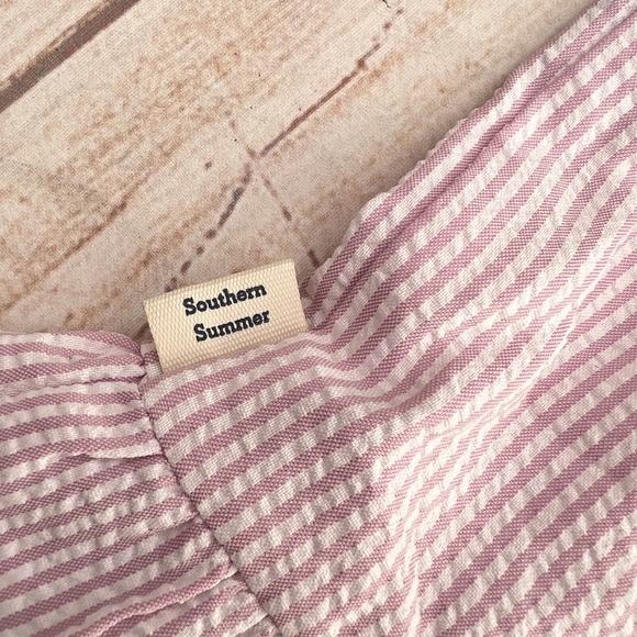 Magellan Girls Tank Top Size XL Pink Stripe Fish Gear Moisture Wicking Classic - Picture 6 of 8